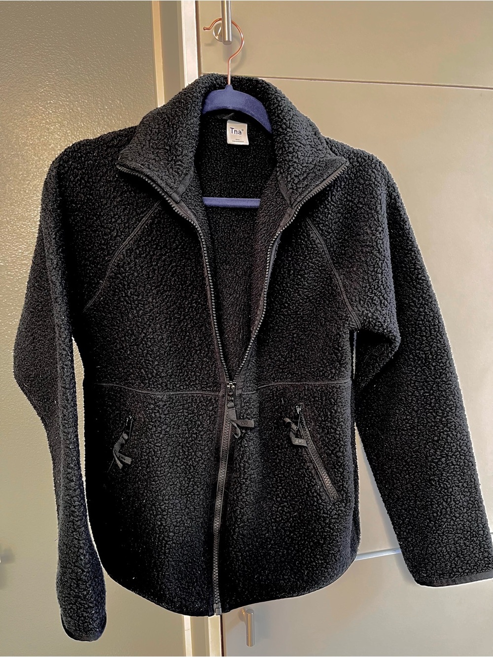 Aritzia TNA 2XS Fleece Full Zip Up Jacket
